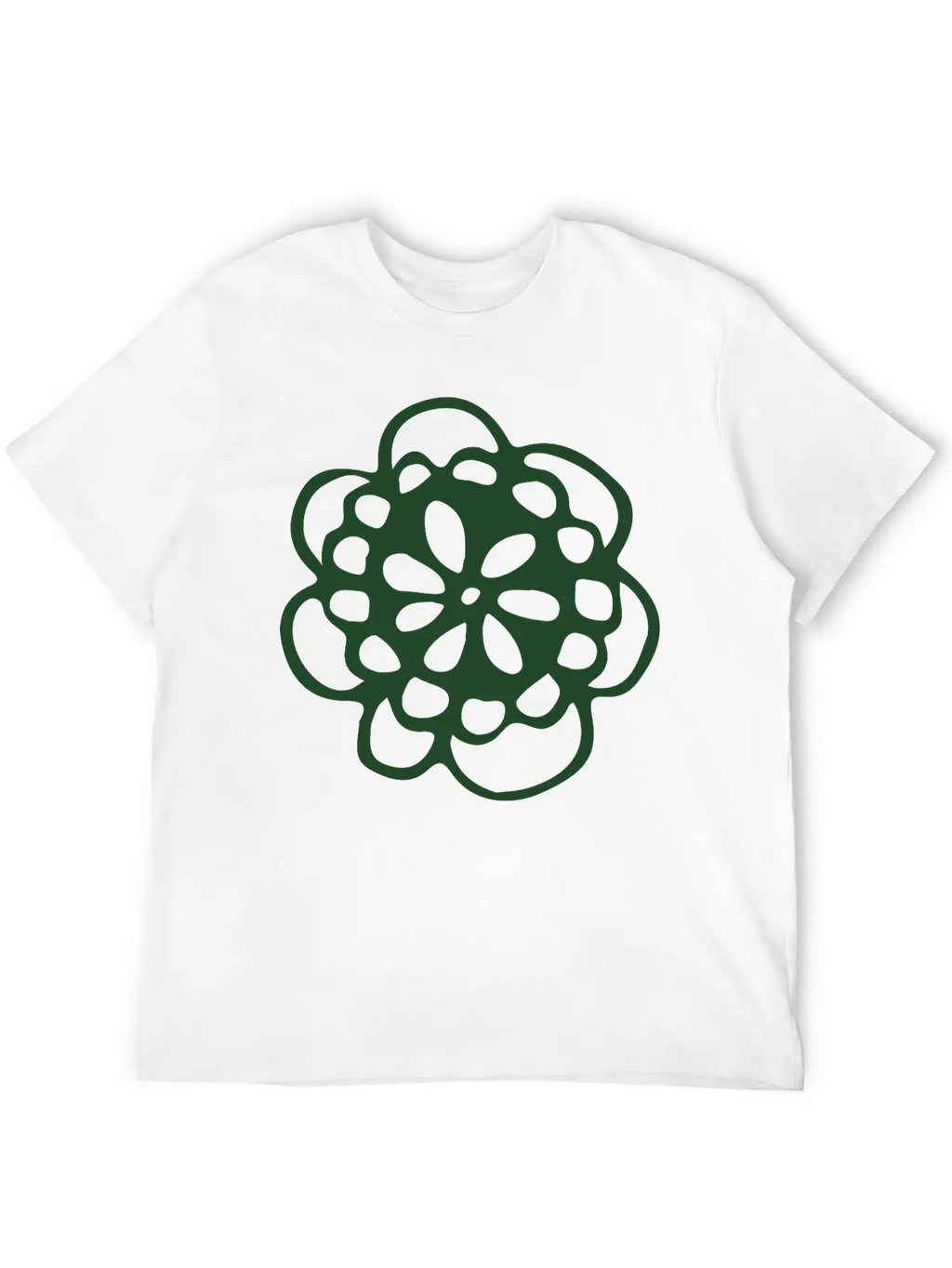 Blossom Mandala Breathable Graphic T-Shirt – Perfect For Casual Days
