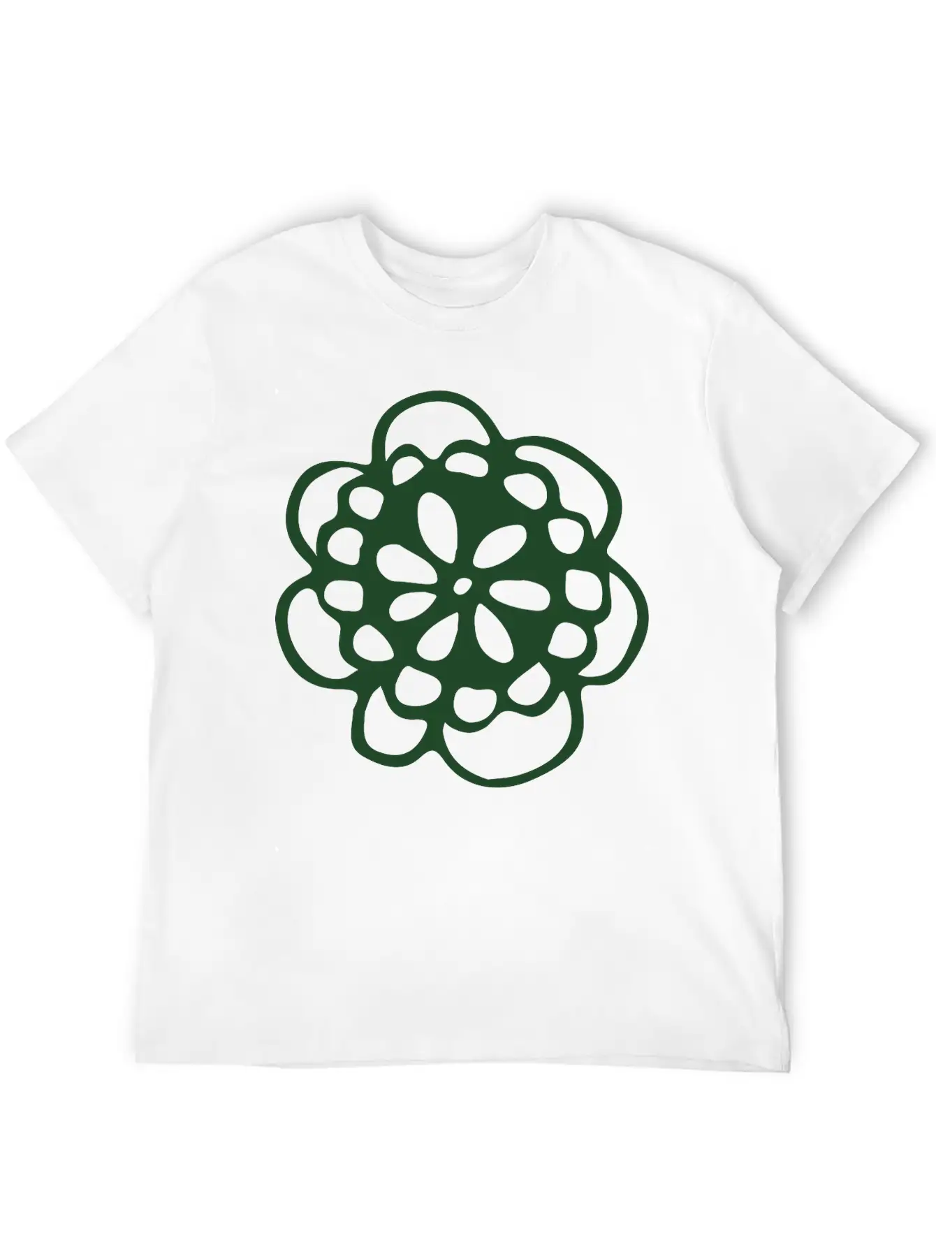 Blossom Mandala Breathable Graphic T-Shirt – Perfect For Casual Days