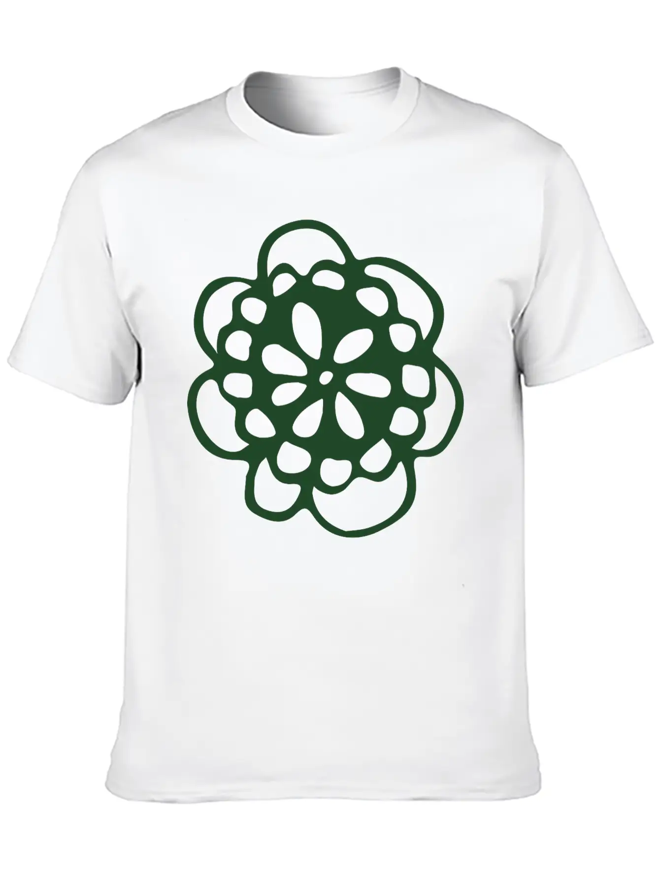 Blossom Mandala Breathable Graphic T-Shirt – Perfect For Casual Days