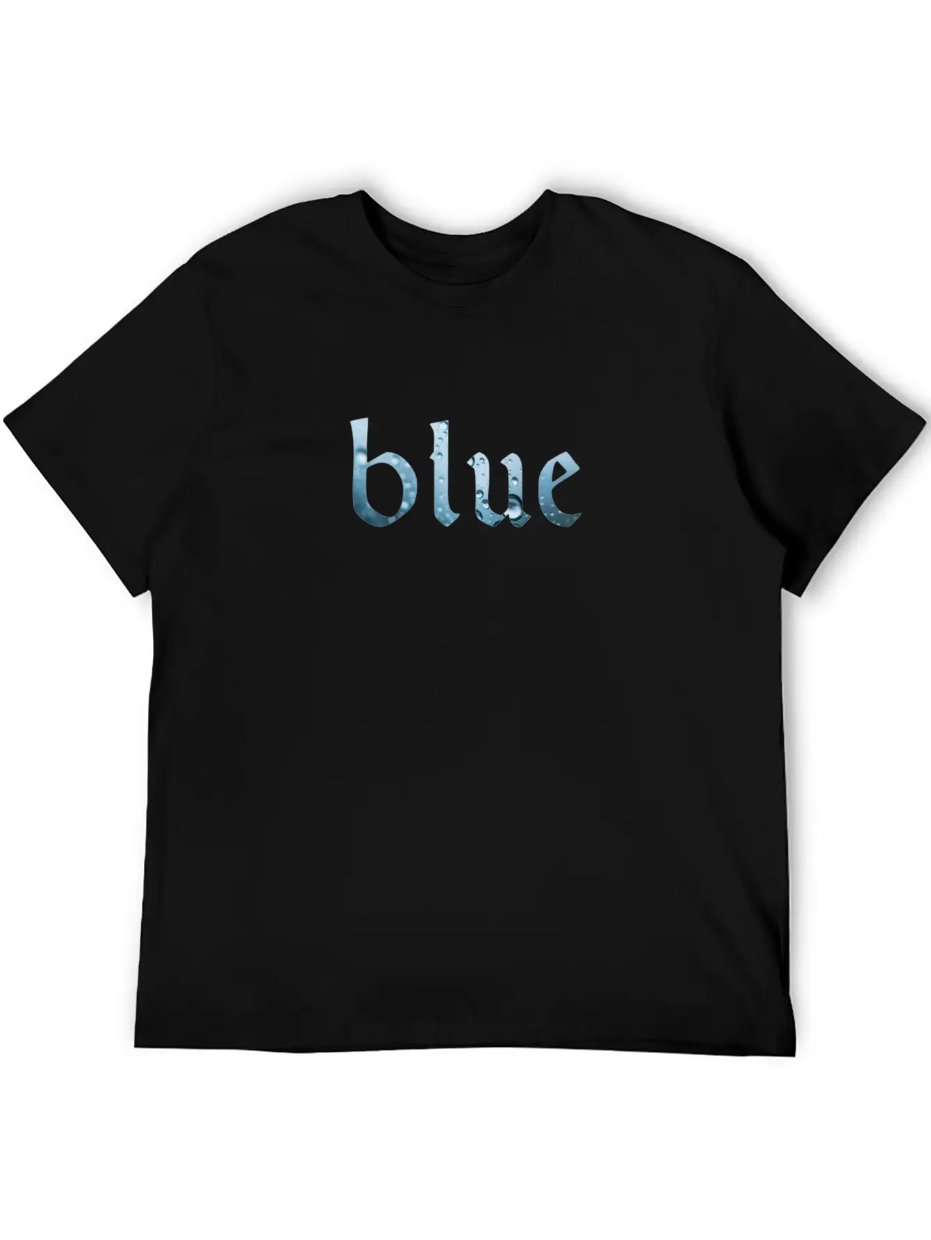 Blue Basic Graphic T-Shirt – Daily Comfort In Soft Cotton