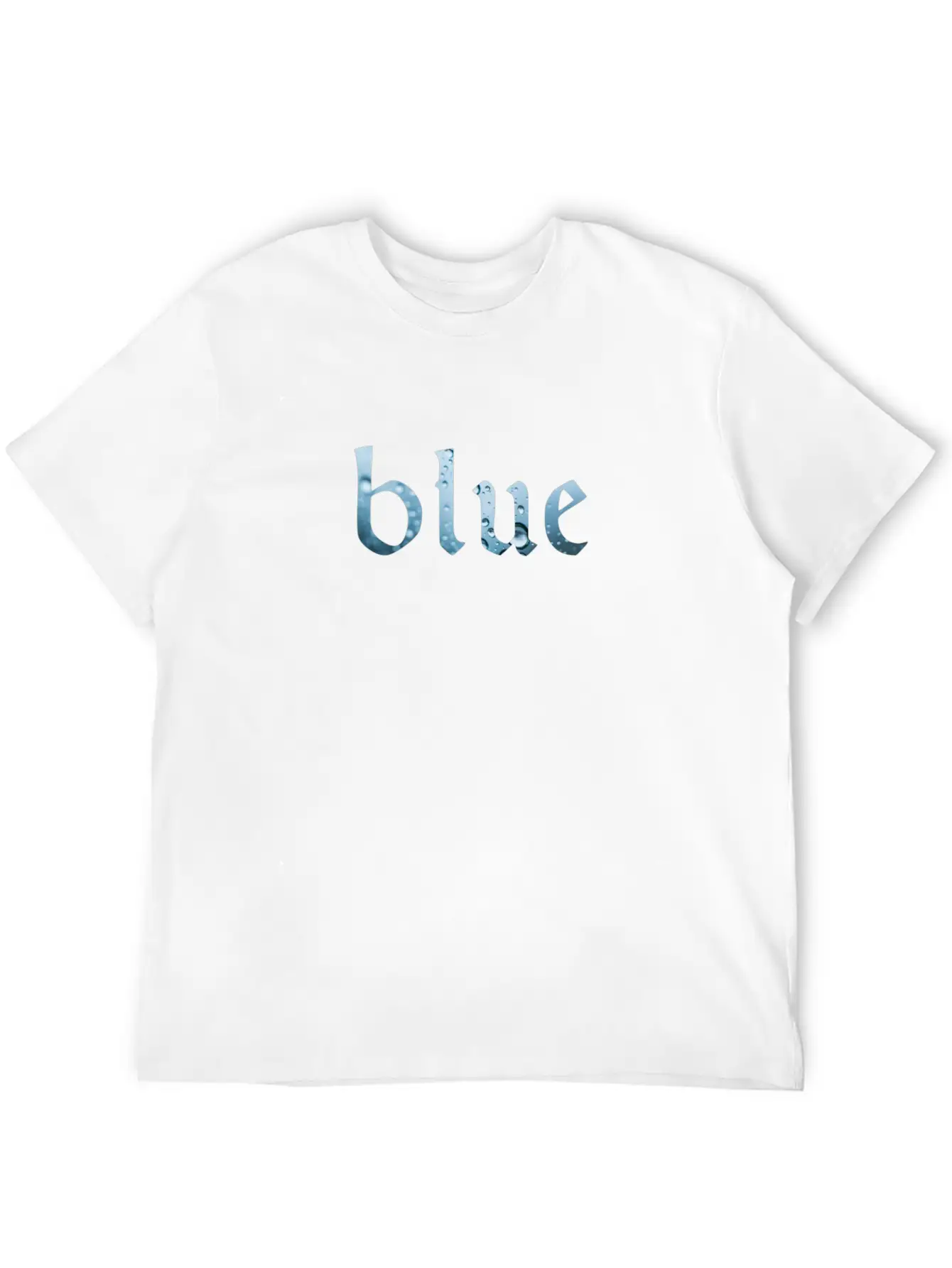 Blue Basic Graphic T-Shirt – Daily Comfort In Soft Cotton