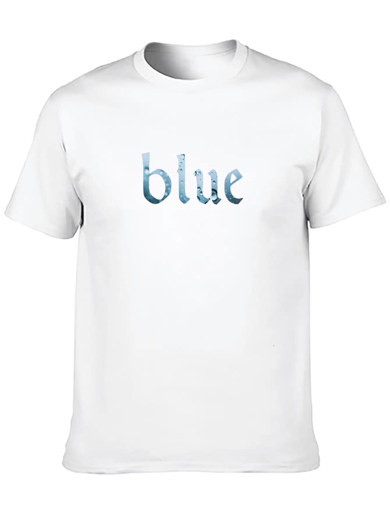 Blue Basic Graphic T-Shirt – Daily Comfort In Soft Cotton