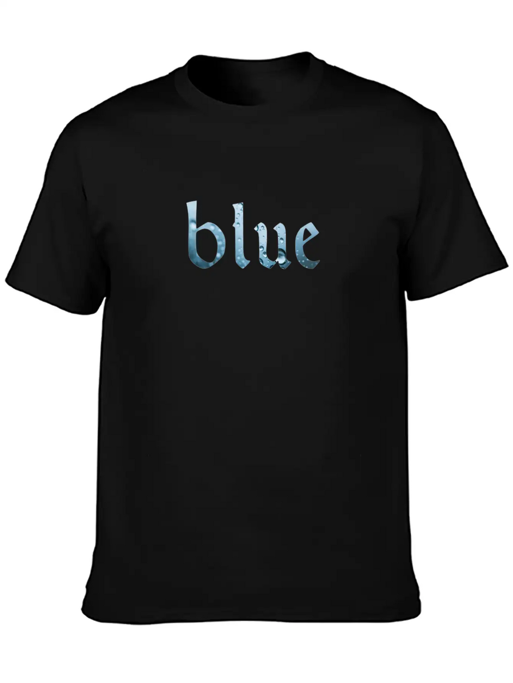 Blue Basic Graphic T-Shirt – Daily Comfort In Soft Cotton