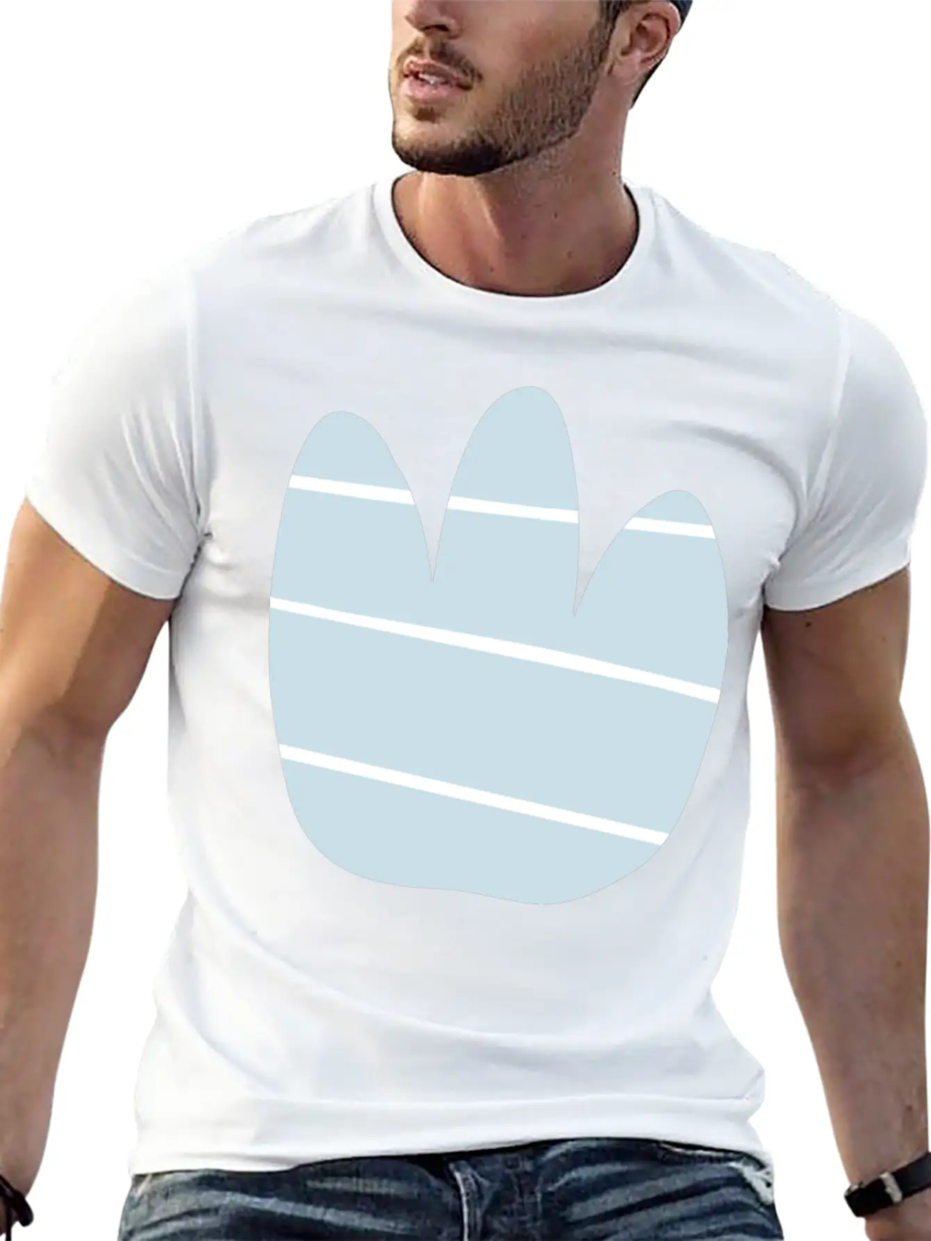 Blue Cloud Stylish Everyday T-Shirt – Unisex Basic Cotton Tee