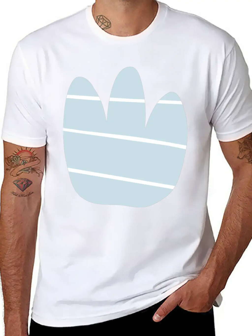 Blue Cloud Stylish Everyday T-Shirt – Unisex Basic Cotton Tee