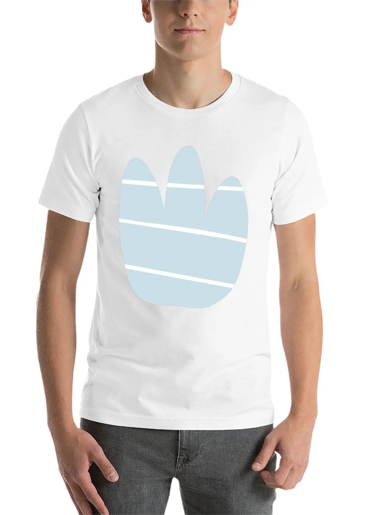 Blue Cloud Stylish Everyday T-Shirt – Unisex Basic Cotton Tee