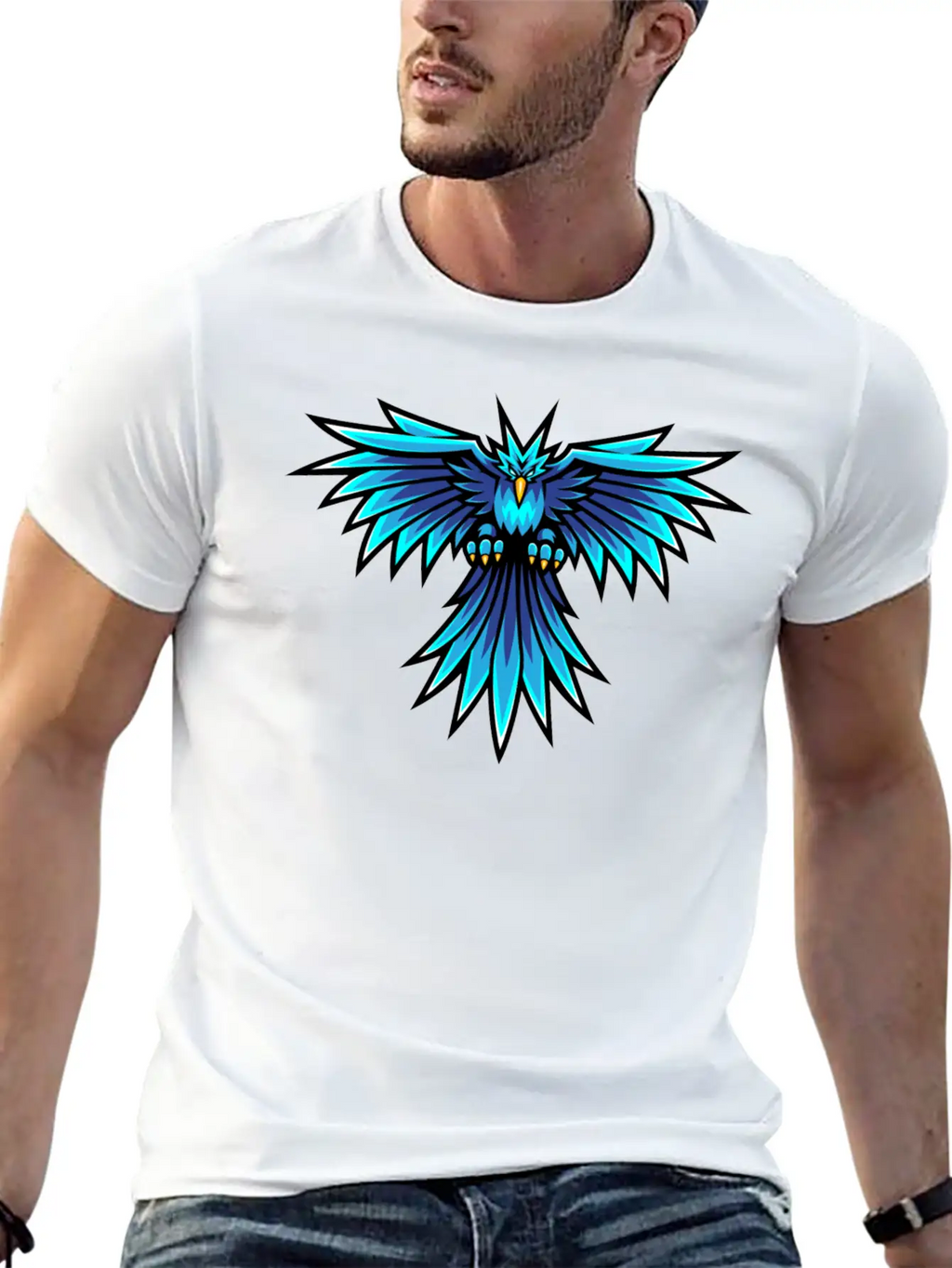 Blue Eagle Classic Cotton Tee – Unisex Comfort For Any Season