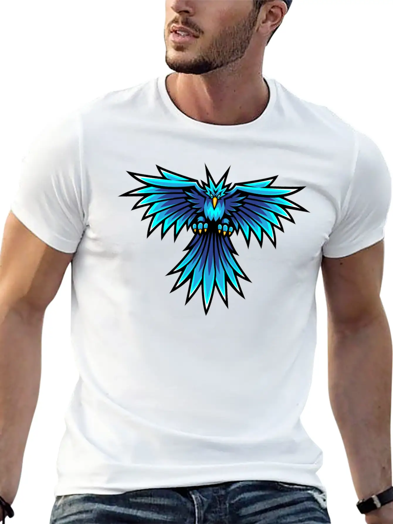 Blue Eagle Classic Cotton Tee – Unisex Comfort For Any Season
