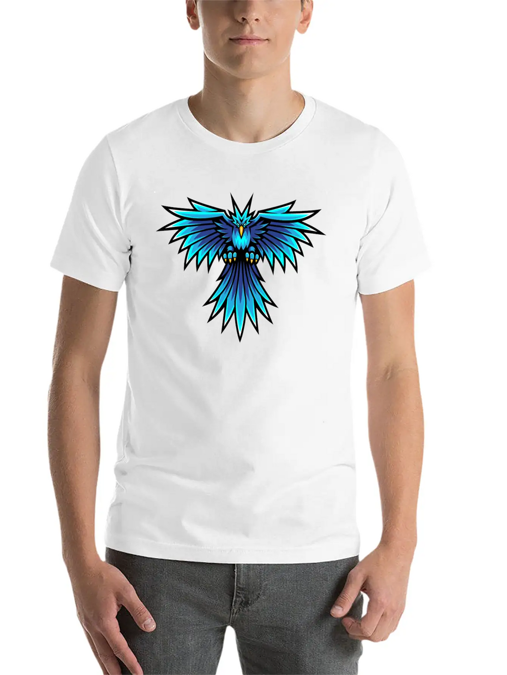 Blue Eagle Classic Cotton Tee – Unisex Comfort For Any Season