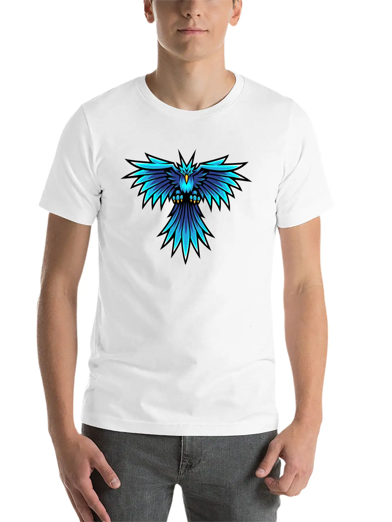 Blue Eagle Classic Cotton Tee – Unisex Comfort For Any Season