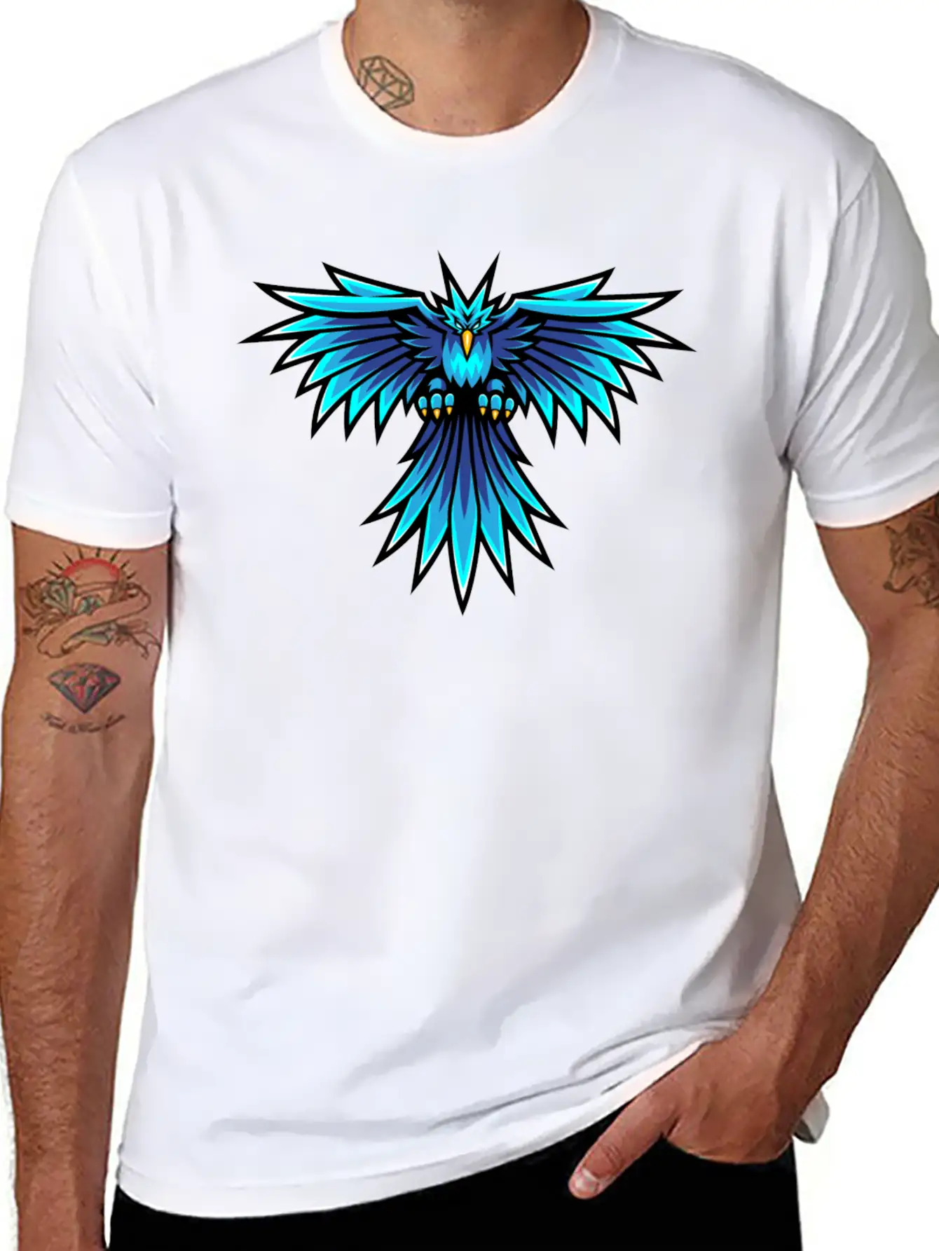 Blue Eagle Classic Cotton Tee – Unisex Comfort For Any Season