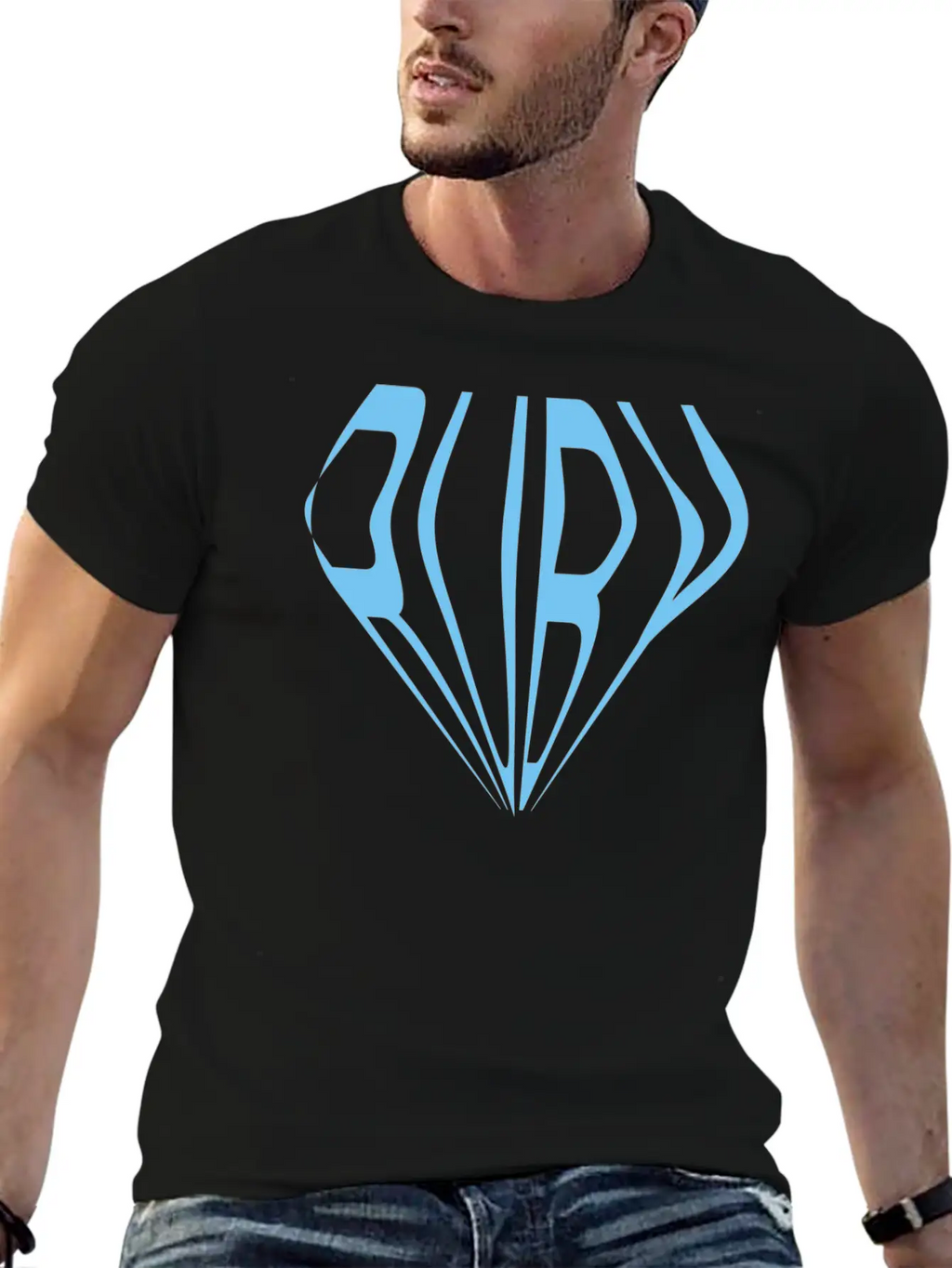 Blue Ruby Essential Cotton Tee For Daily Outfits – Unisex Style