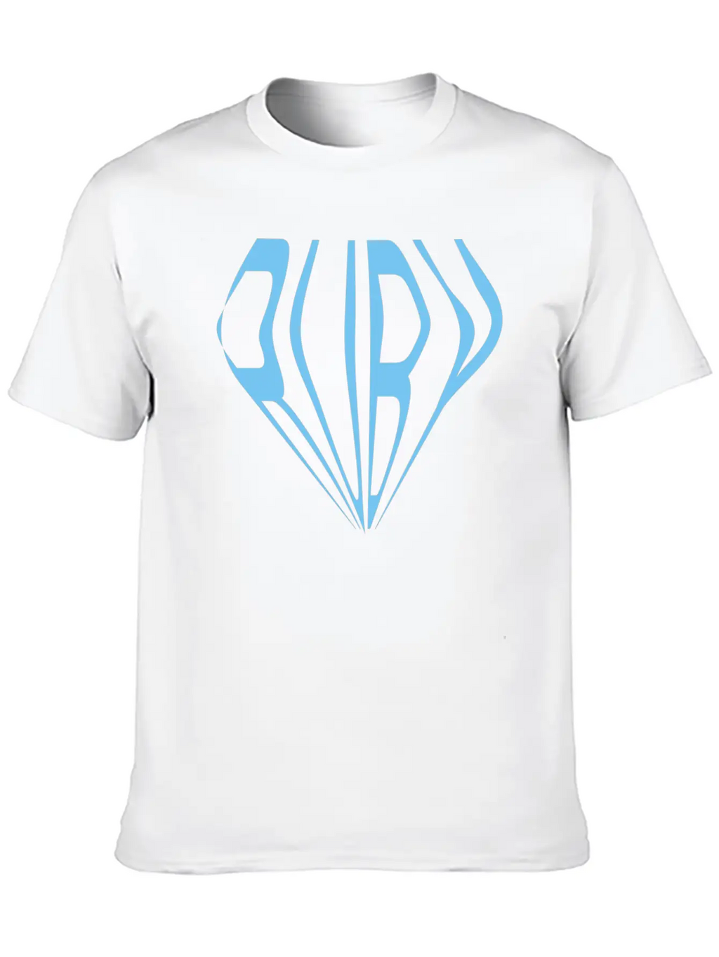 Blue Ruby Essential Cotton Tee For Daily Outfits – Unisex Style