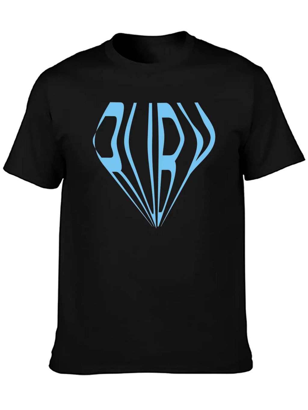 Blue Ruby Essential Cotton Tee For Daily Outfits – Unisex Style