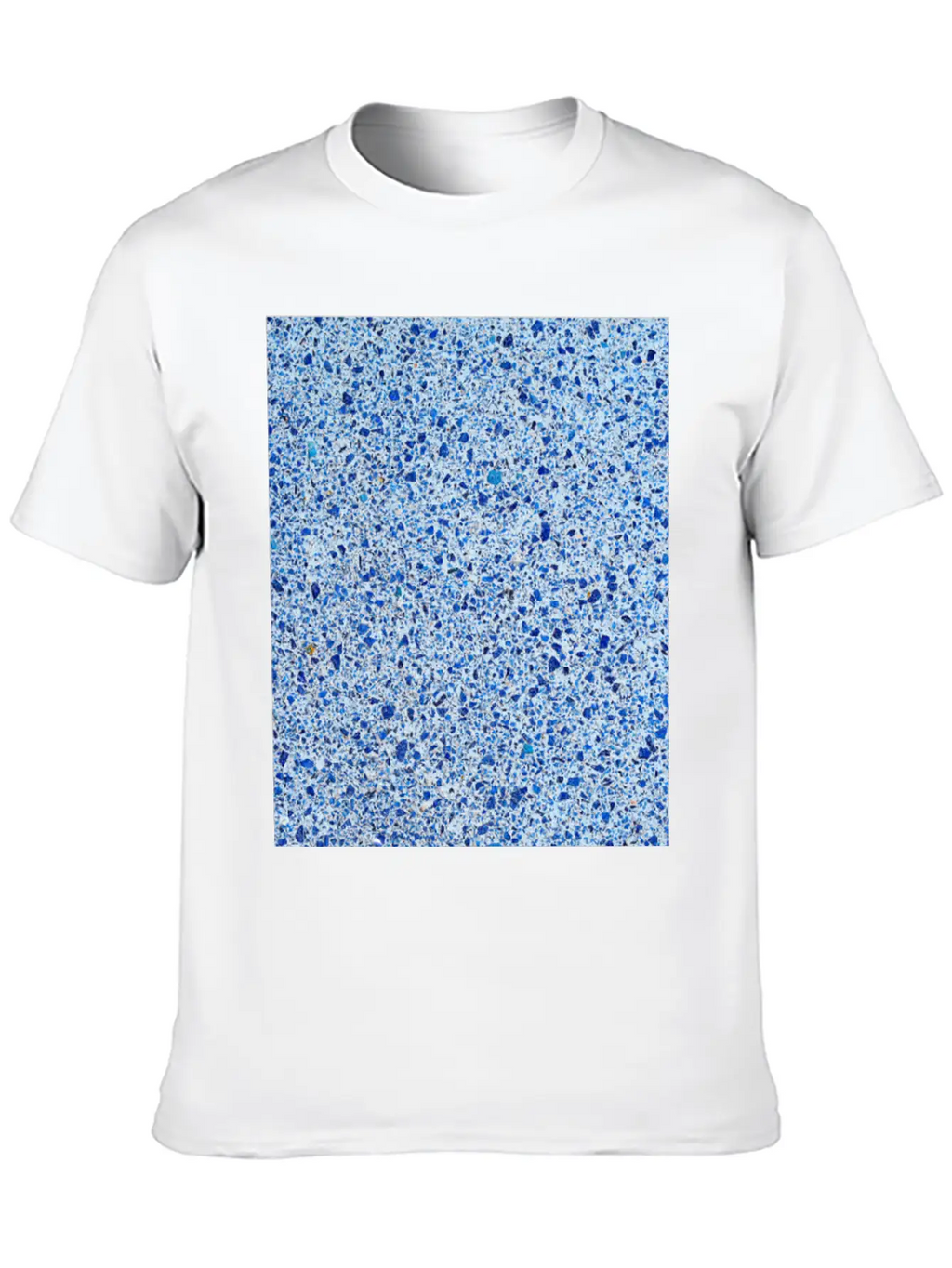 Blue Speckled Stone Stylish Everyday T-Shirt – Unisex Basic Cotton Tee