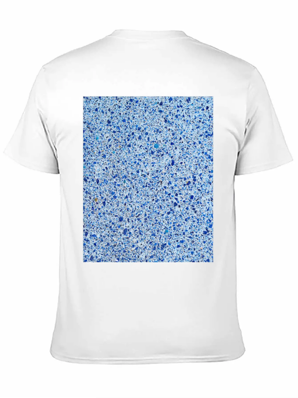 Blue Speckled Stone Stylish Everyday T-Shirt – Unisex Basic Cotton Tee