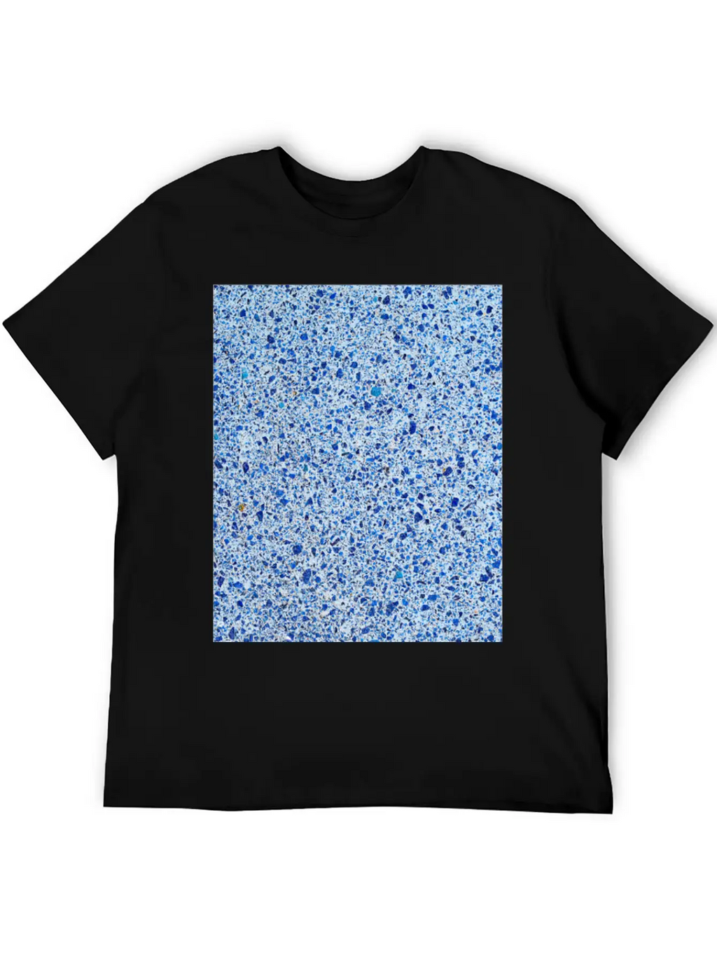 Blue Speckled Stone Stylish Everyday T-Shirt – Unisex Basic Cotton Tee