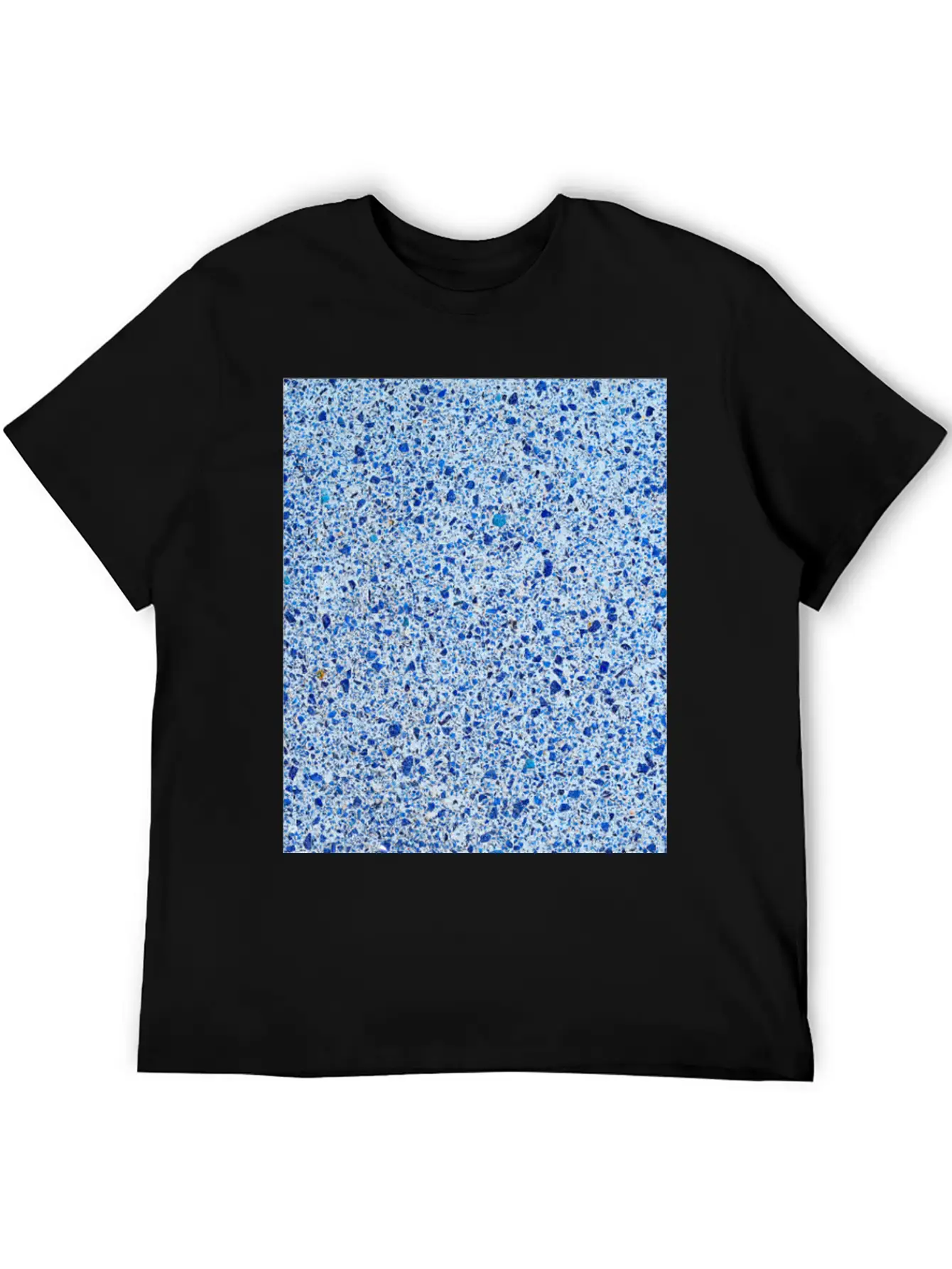 Blue Speckled Stone Stylish Everyday T-Shirt – Unisex Basic Cotton Tee