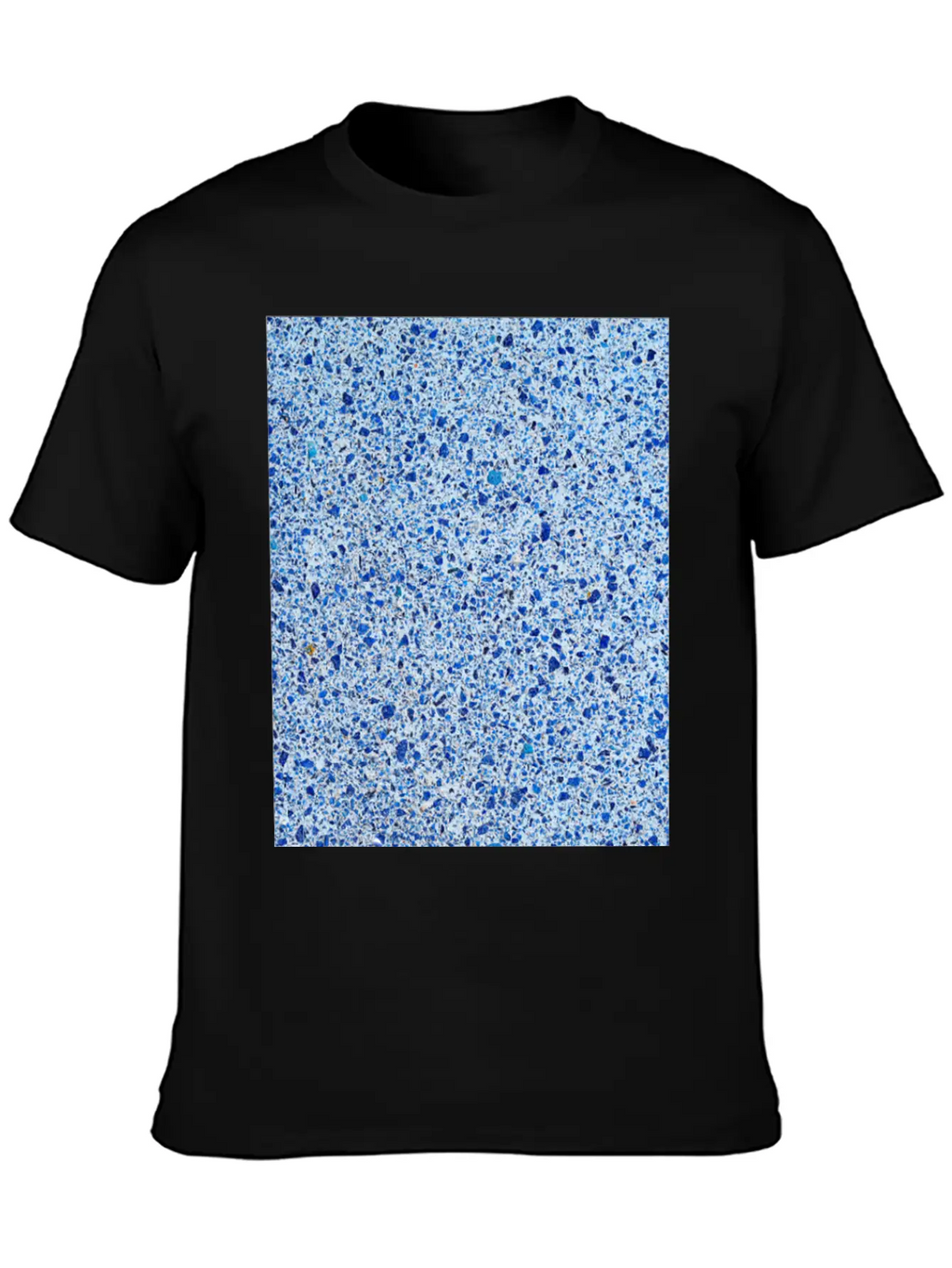 Blue Speckled Stone Stylish Everyday T-Shirt – Unisex Basic Cotton Tee