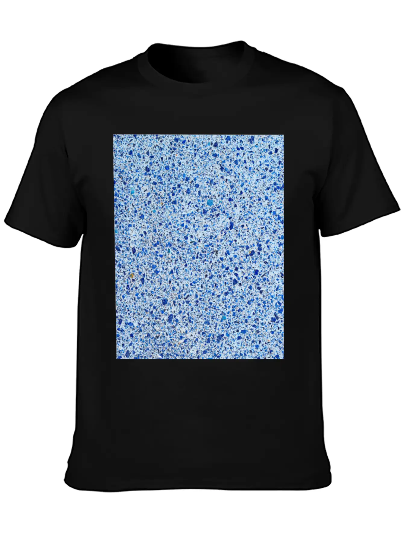 Blue Speckled Stone Stylish Everyday T-Shirt – Unisex Basic Cotton Tee