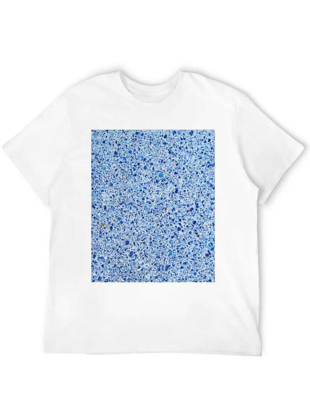Blue Speckled Stone Stylish Everyday T-Shirt – Unisex Basic Cotton Tee