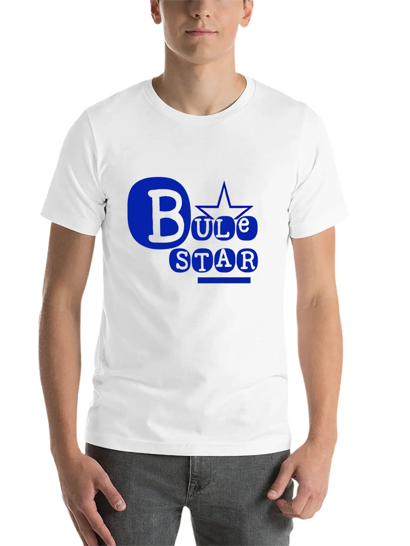 Blue Star Classic Cotton Tee – Unisex Comfort For Any Season
