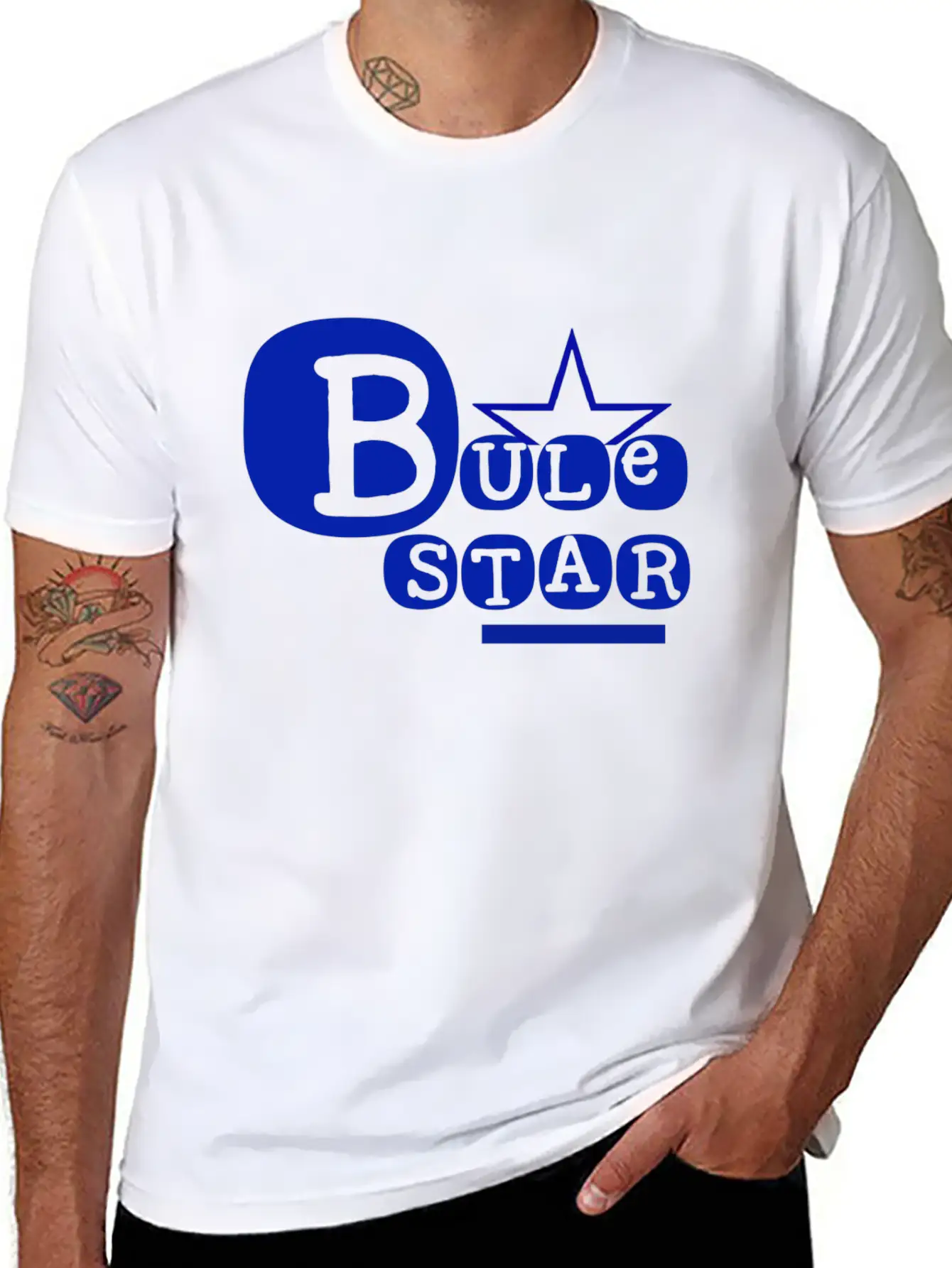 Blue Star Classic Cotton Tee – Unisex Comfort For Any Season