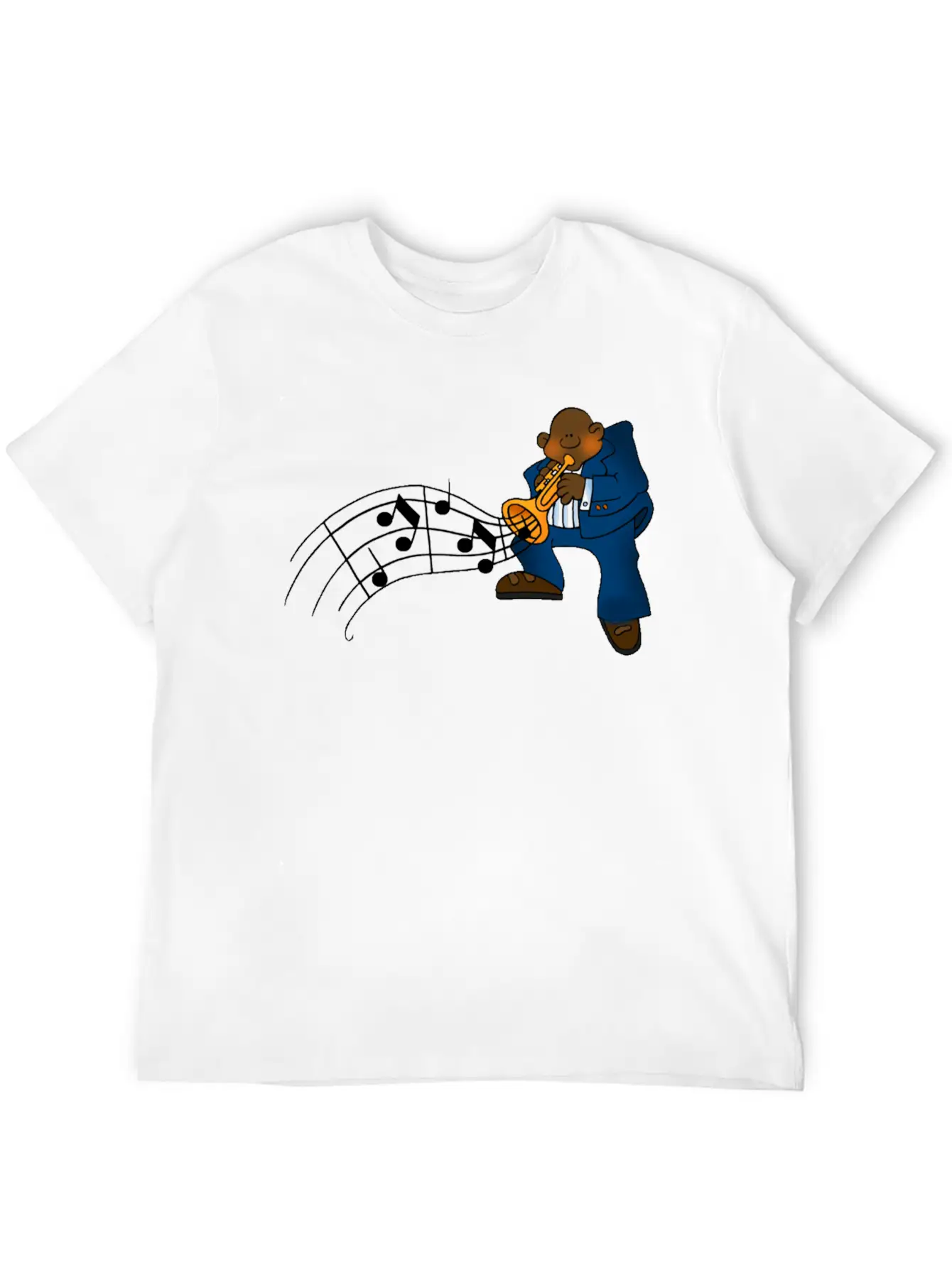 Blues Music Clipart Essential Cotton Tee For Daily Outfits – Unisex Style