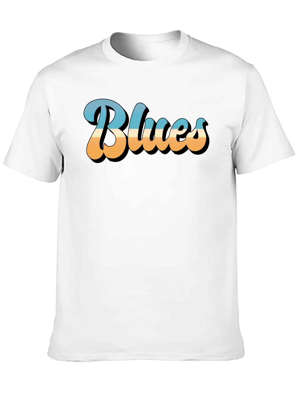 Blues Music Musician Rhythm Musical Band Rock Stylish Everyday T-Shirt – Unisex Basic Cotton Tee