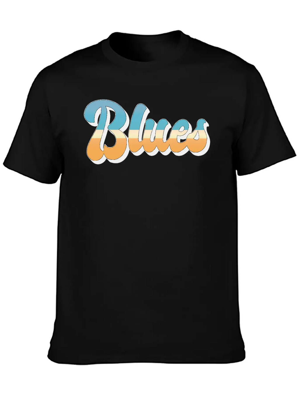 Blues Music Musician Rhythm Musical Band Rock Stylish Everyday T-Shirt – Unisex Basic Cotton Tee