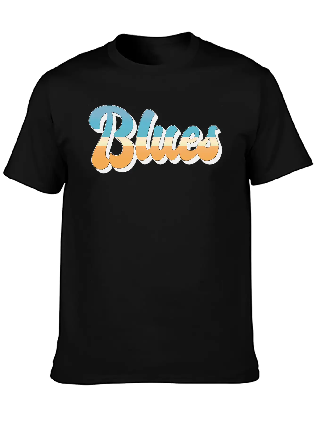 Blues Music Musician Rhythm Musical Band Rock Stylish Everyday T-Shirt – Unisex Basic Cotton Tee