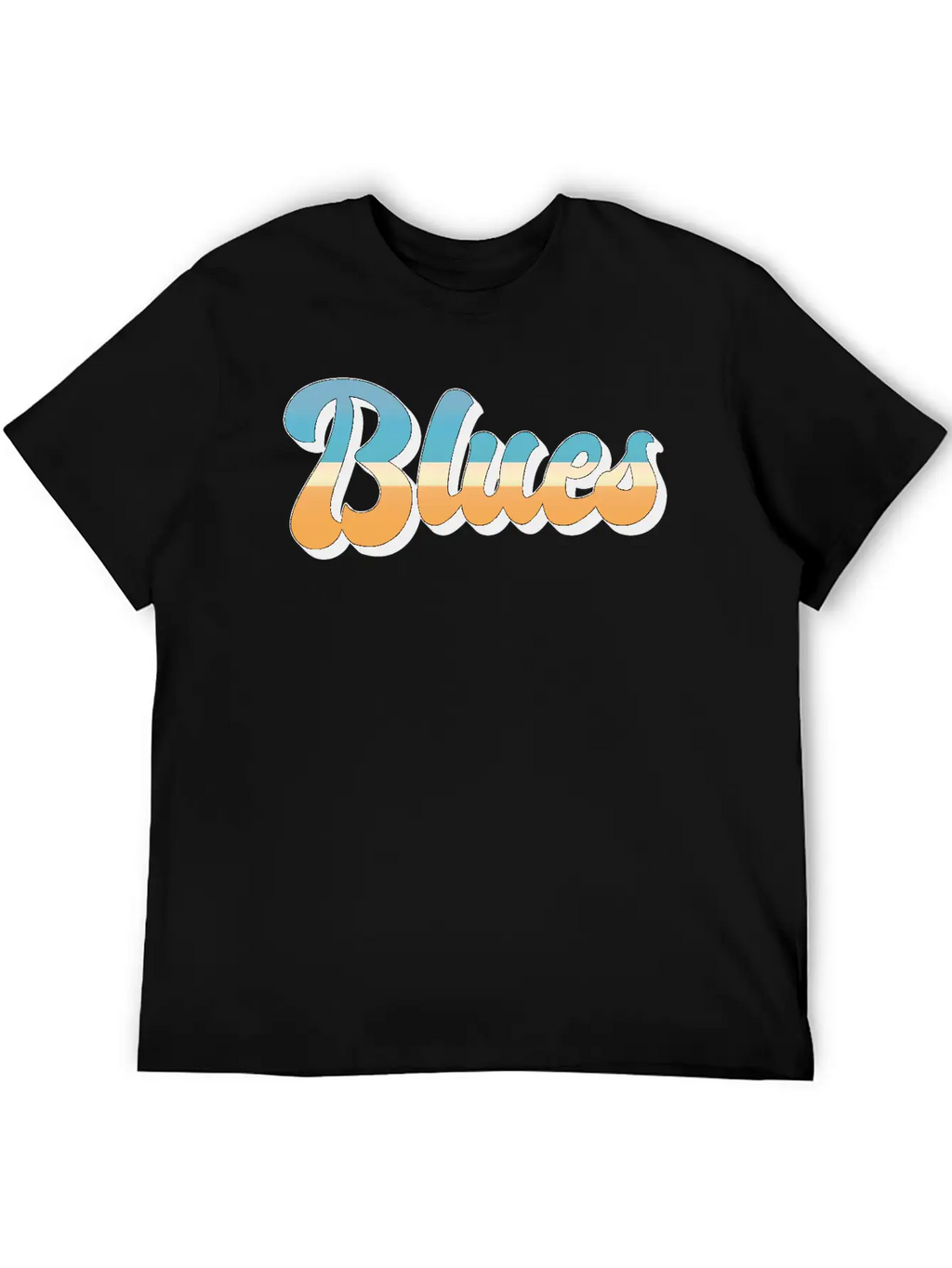 Blues Music Musician Rhythm Musical Band Rock Stylish Everyday T-Shirt – Unisex Basic Cotton Tee