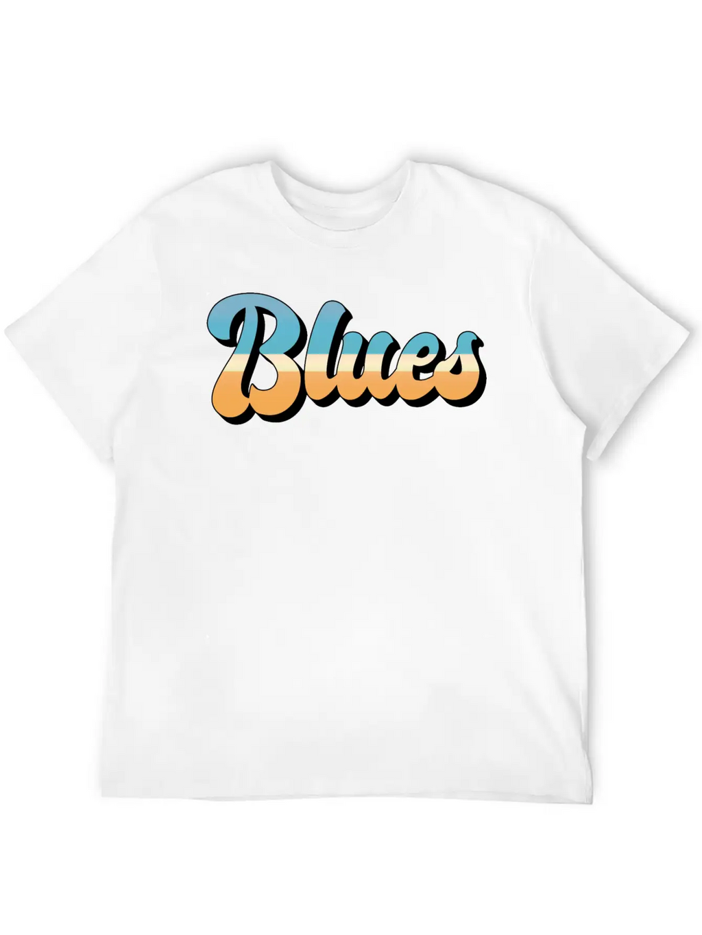 Blues Music Musician Rhythm Musical Band Rock Stylish Everyday T-Shirt – Unisex Basic Cotton Tee