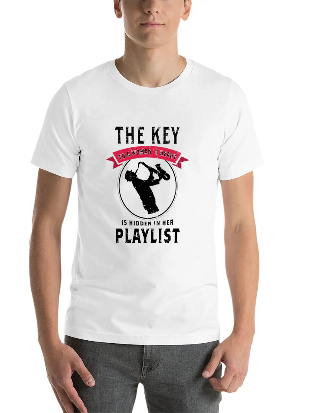 Blues Saxophone Design For Blues Girl Breathable Graphic T-Shirt – Perfect For Casual Days