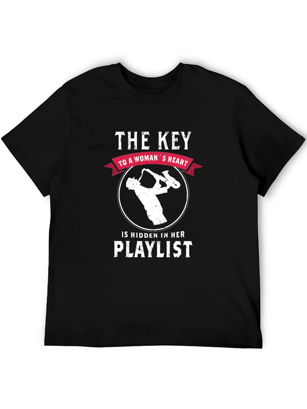 Blues Saxophone Design For Blues Girl Breathable Graphic T-Shirt – Perfect For Casual Days