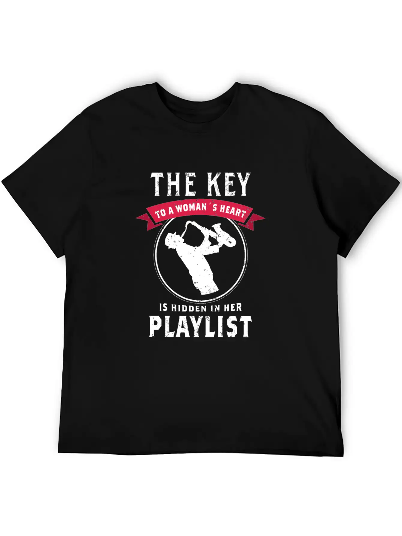Blues Saxophone Design For Blues Girl Breathable Graphic T-Shirt – Perfect For Casual Days