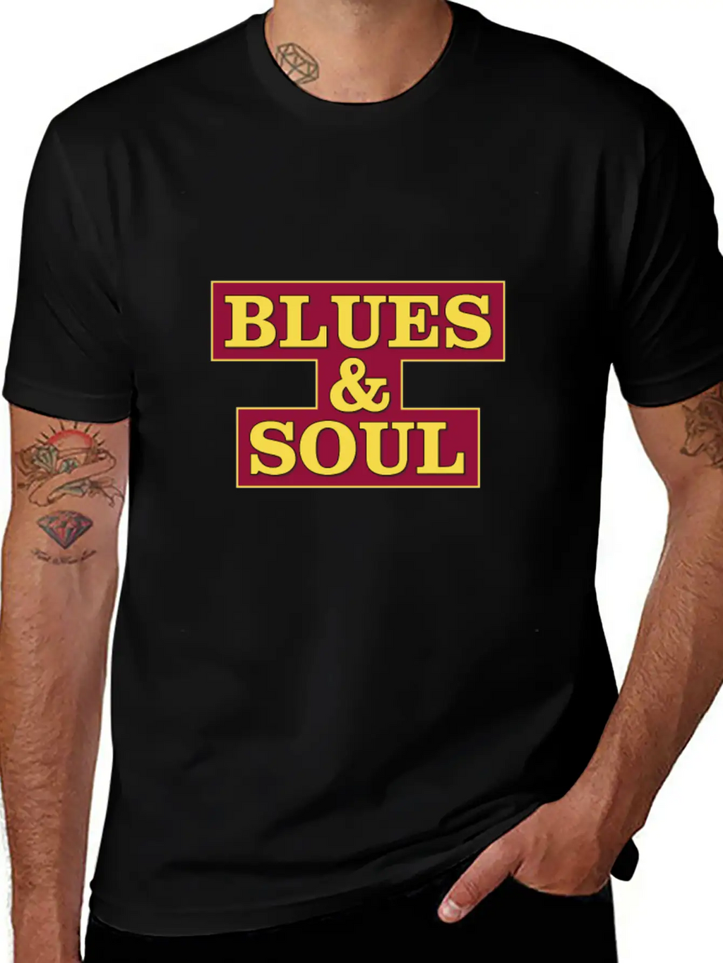 Blues & Soul Basic Graphic T-Shirt – Daily Comfort In Soft Cotton