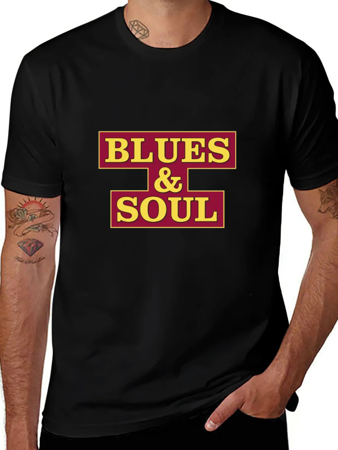 Blues & Soul Basic Graphic T-Shirt – Daily Comfort In Soft Cotton