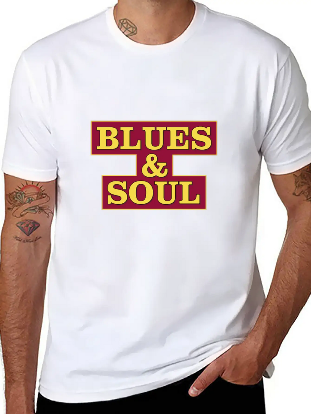 Blues & Soul Basic Graphic T-Shirt – Daily Comfort In Soft Cotton