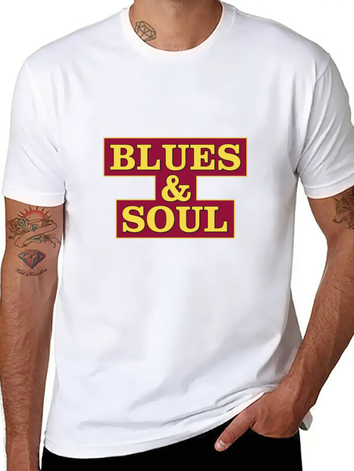 Blues & Soul Basic Graphic T-Shirt – Daily Comfort In Soft Cotton