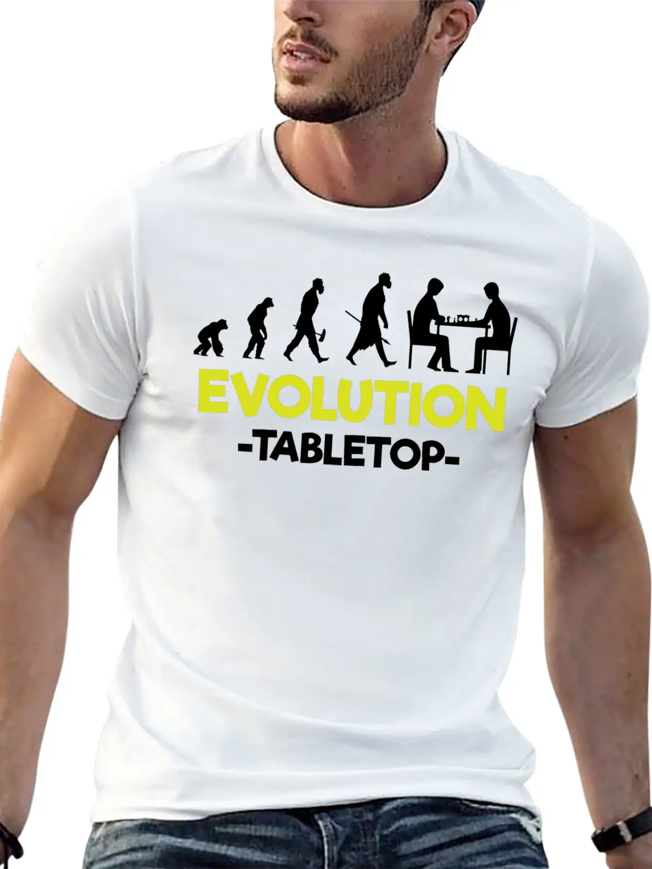 Board Game Board Gamer Parlor Game Stylish Everyday T-Shirt – Unisex Basic Cotton Tee