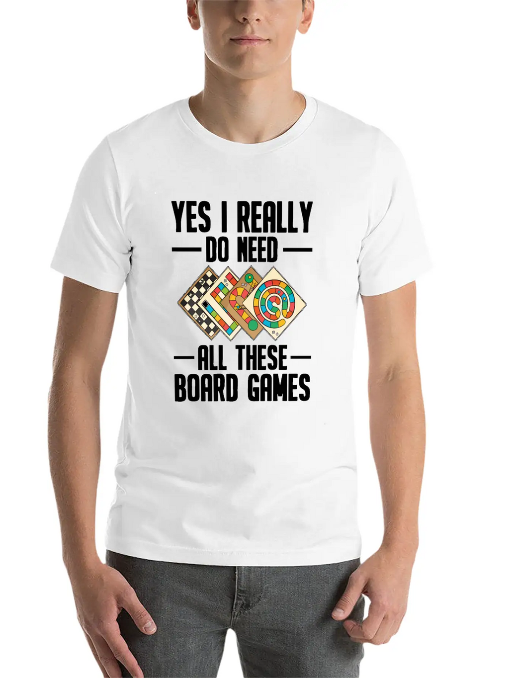 Board Games Classic Cotton Tee – Unisex Comfort For Any Season