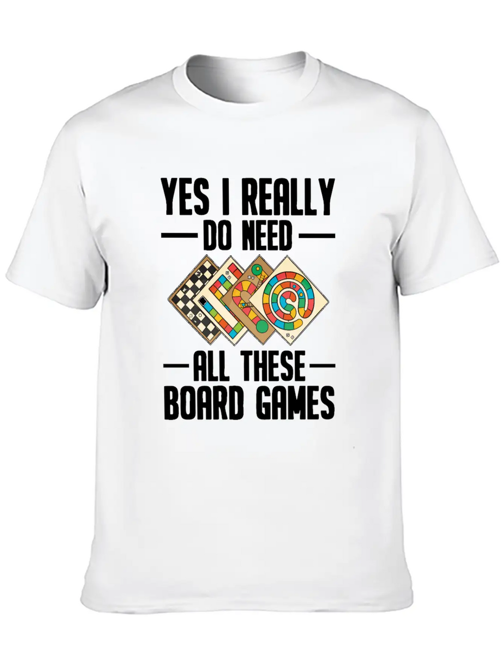 Board Games Classic Cotton Tee – Unisex Comfort For Any Season