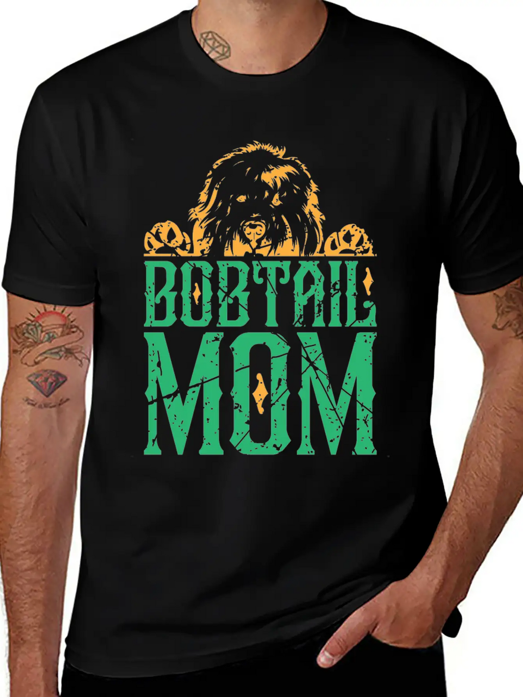 Bobtail Dogs Dogs Mother Gift Unisex Casual T-Shirt – Clean Design For Daily Comfort