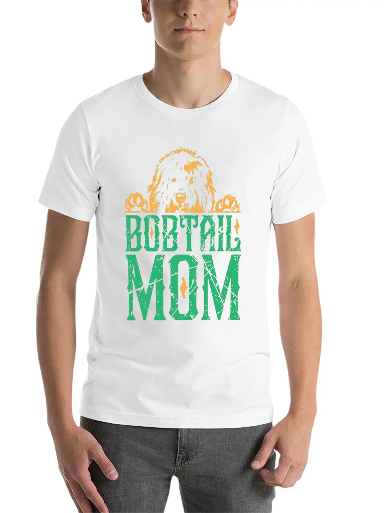 Bobtail Dogs Dogs Mother Gift Unisex Casual T-Shirt – Clean Design For Daily Comfort