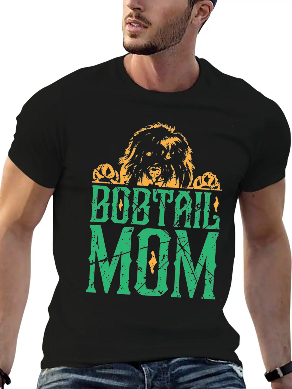 Bobtail Dogs Dogs Mother Gift Unisex Casual T-Shirt – Clean Design For Daily Comfort