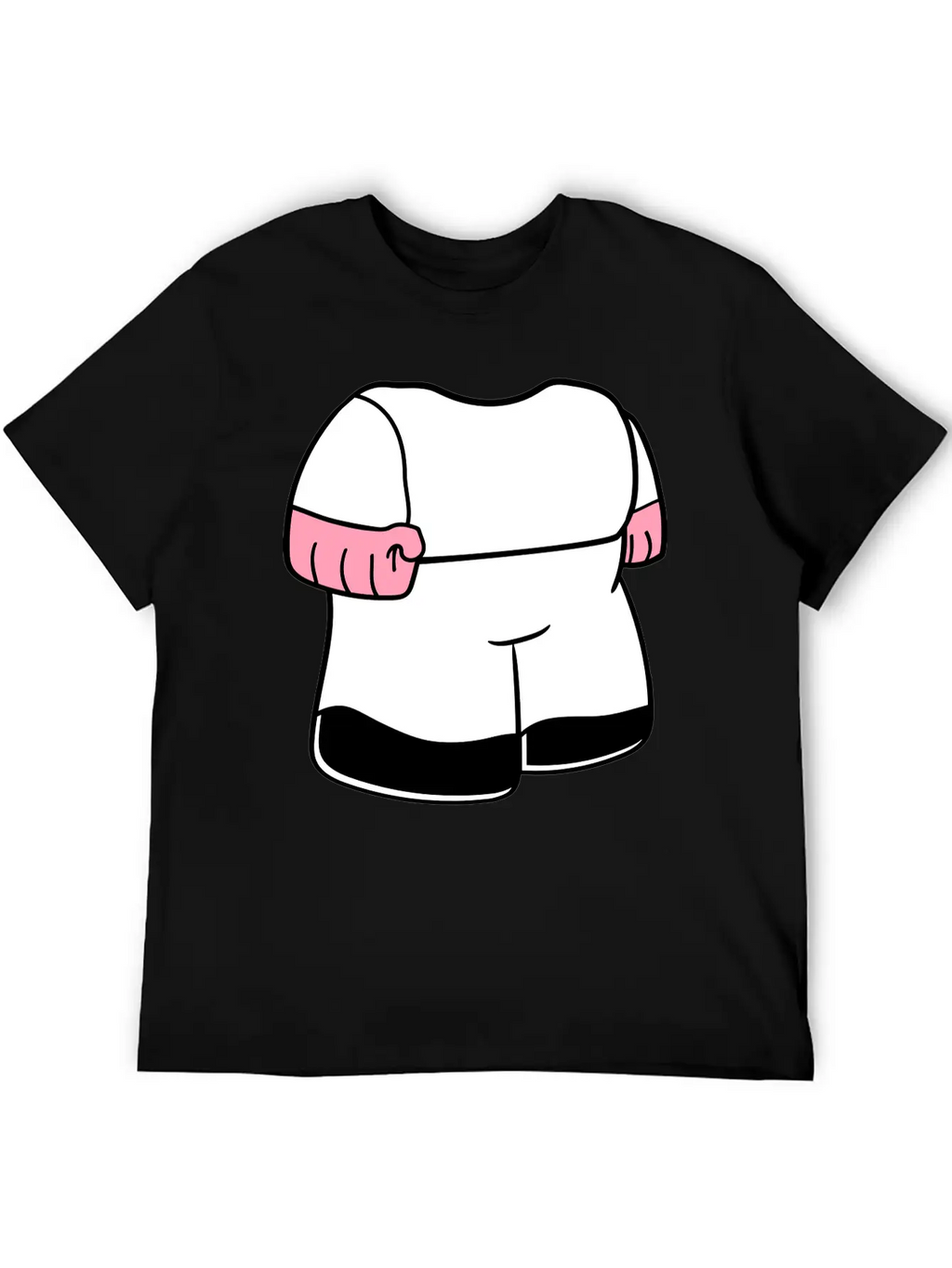 Body Dwarf Small Mini Face Head Funny Cartoon Cart Essential Cotton Tee For Daily Outfits – Unisex Style