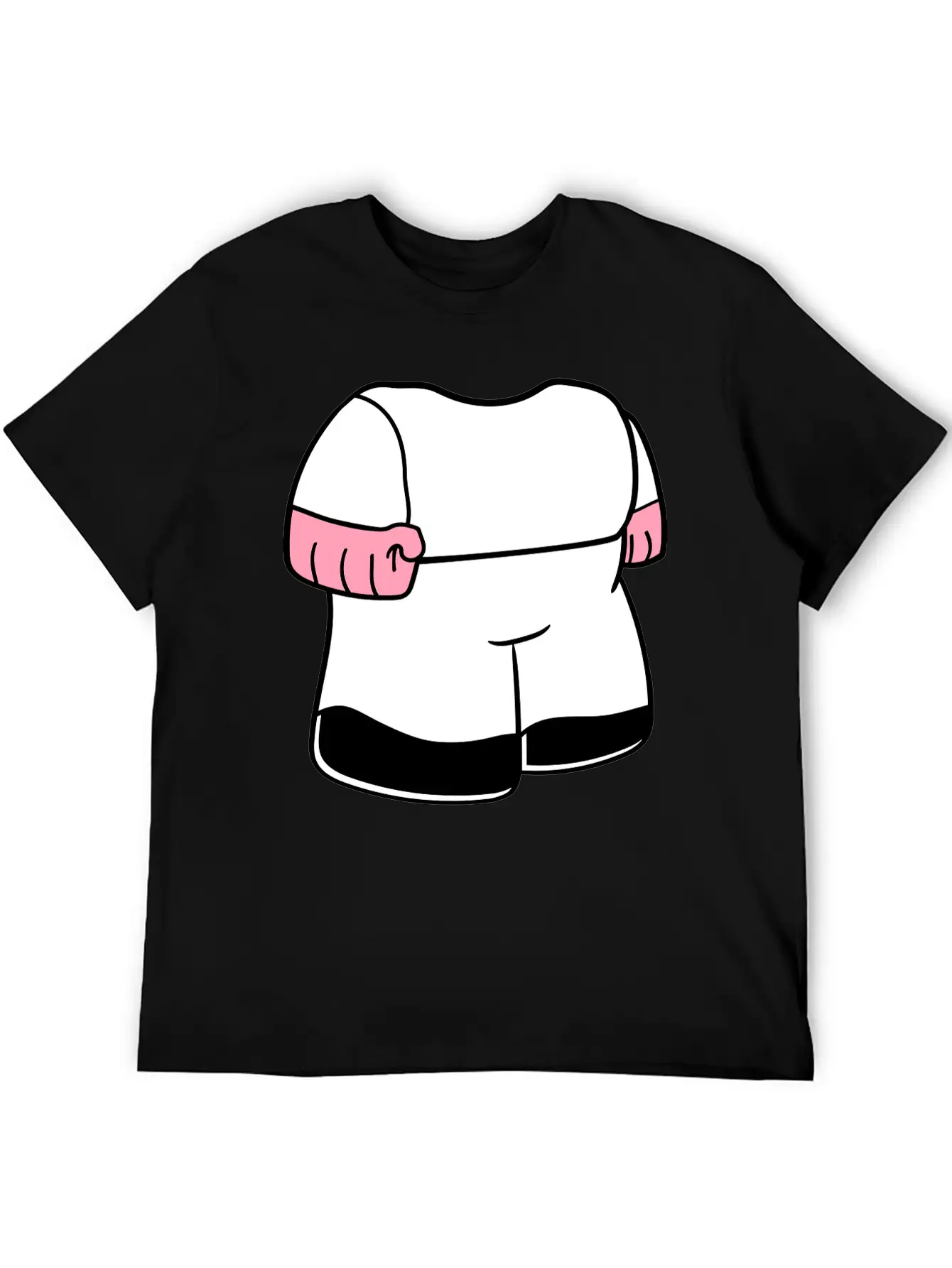Body Dwarf Small Mini Face Head Funny Cartoon Cart Essential Cotton Tee For Daily Outfits – Unisex Style