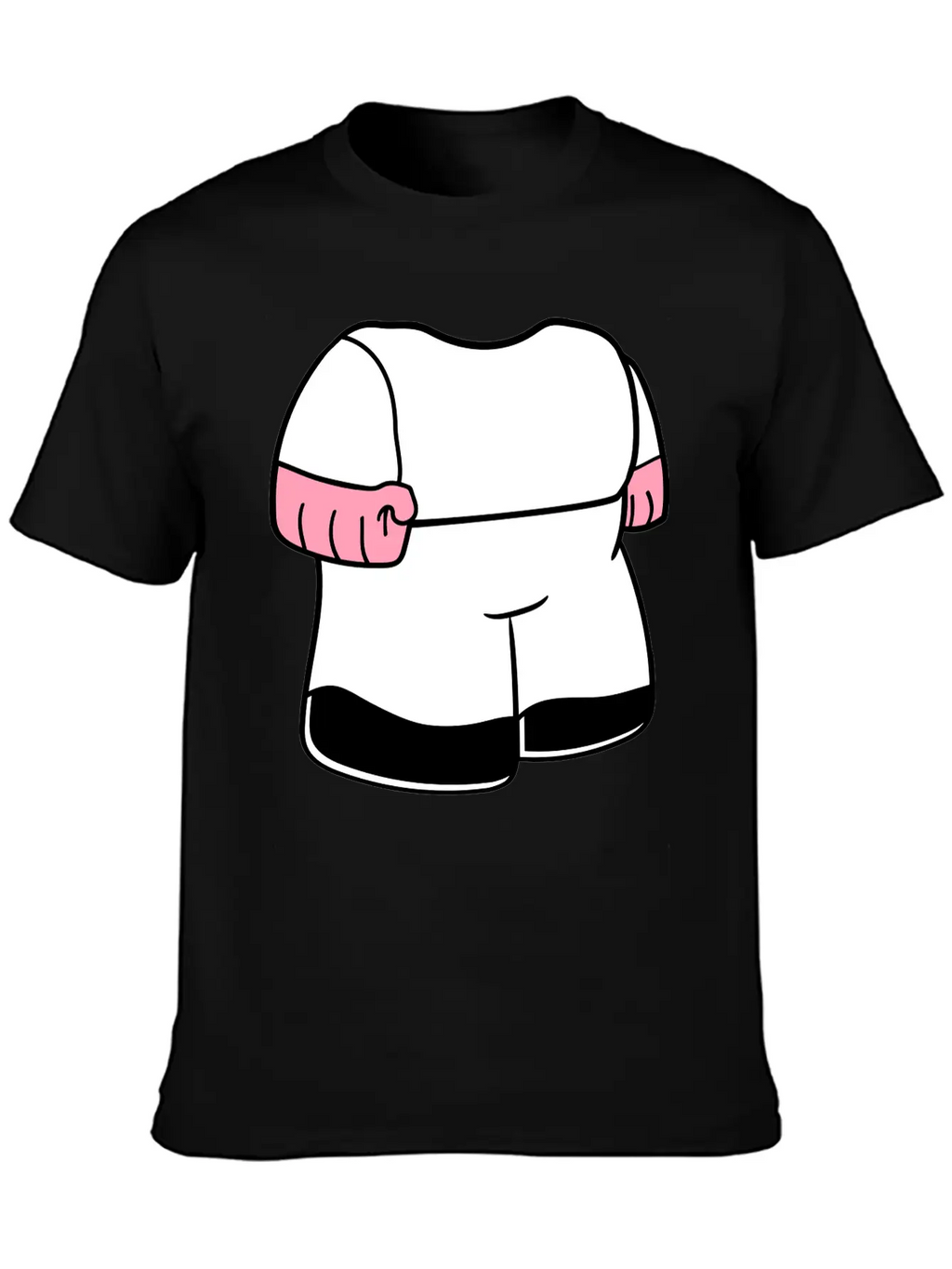 Body Dwarf Small Mini Face Head Funny Cartoon Cart Essential Cotton Tee For Daily Outfits – Unisex Style