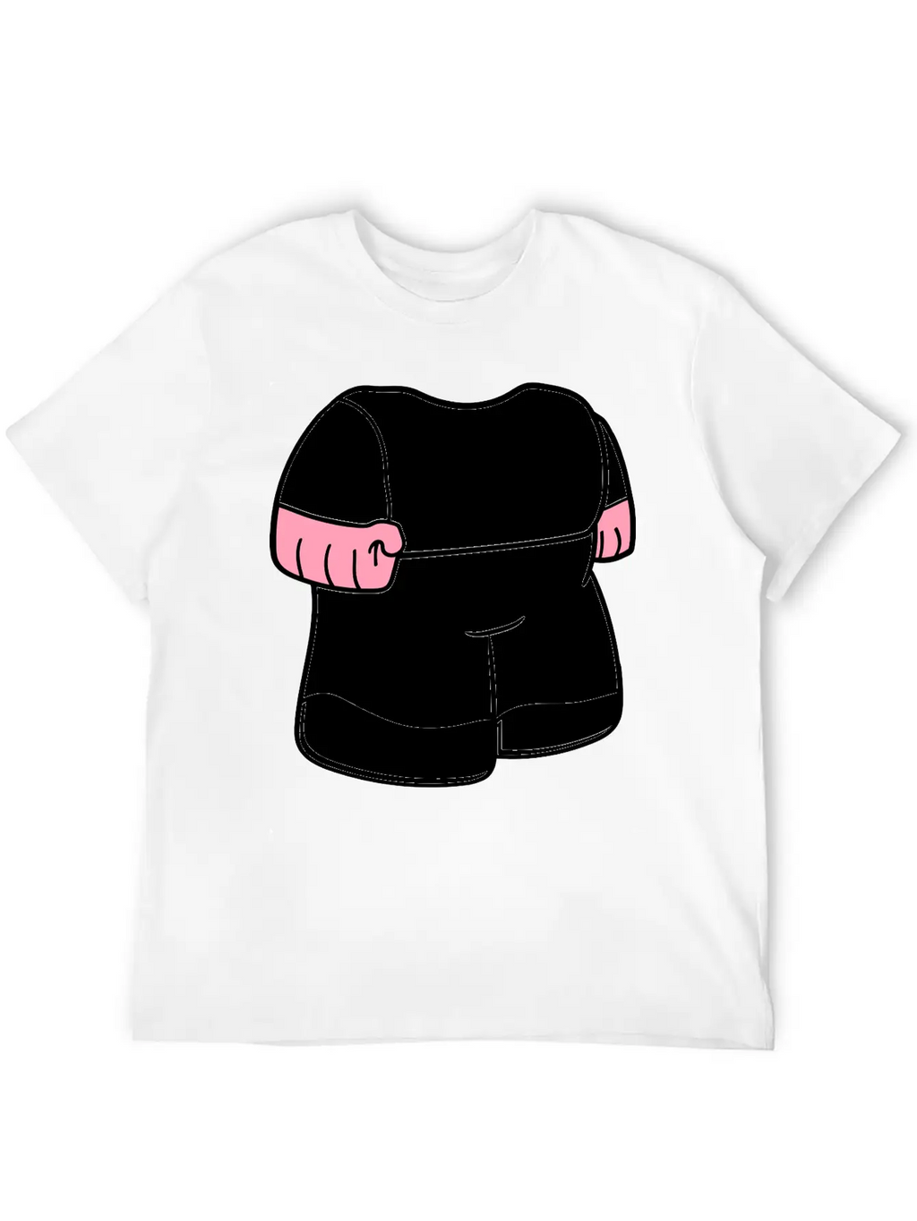 Body Dwarf Small Mini Face Head Funny Cartoon Cart Essential Cotton Tee For Daily Outfits – Unisex Style